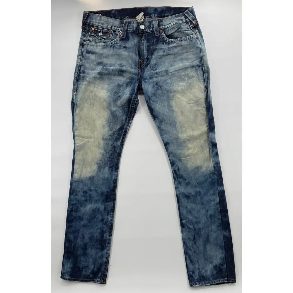 True Religion Blue Straight Men's Jeans - Picture 1 of 10